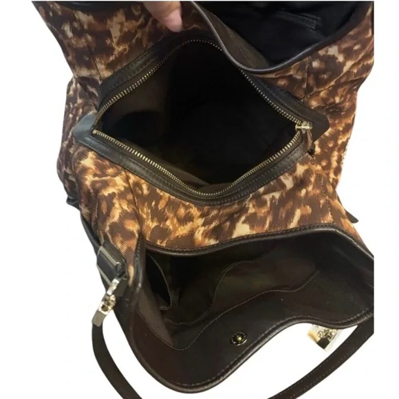 Coach Madison Ocelot Phoebe Shoulder Bag – Brown Leopard Print | EUC - Picture 9 of 12